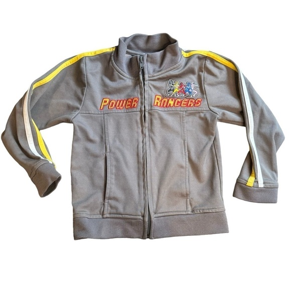 90’s vintage Power Ranger size 4 youth Full Zip Track Jacket - Picture 1 of 6